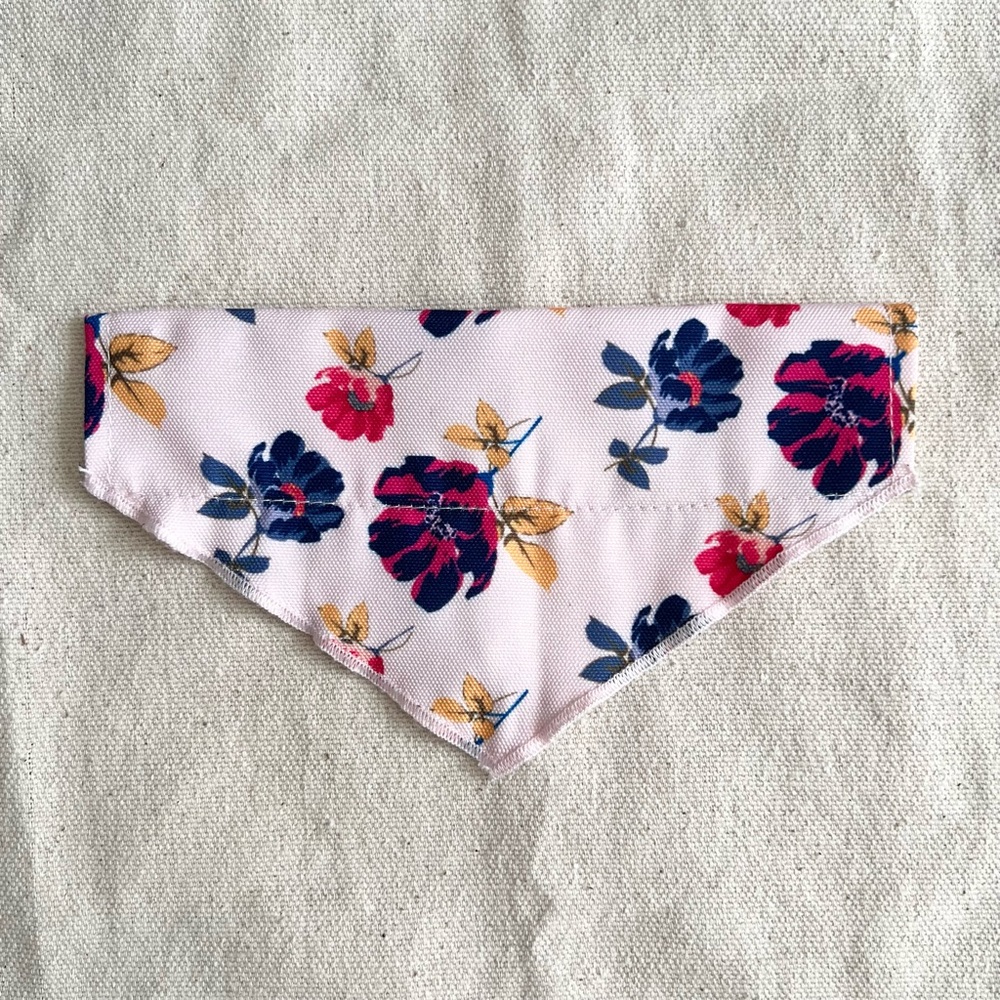 Pink Floral Bandana Slide by Top Paw for Petite Paws